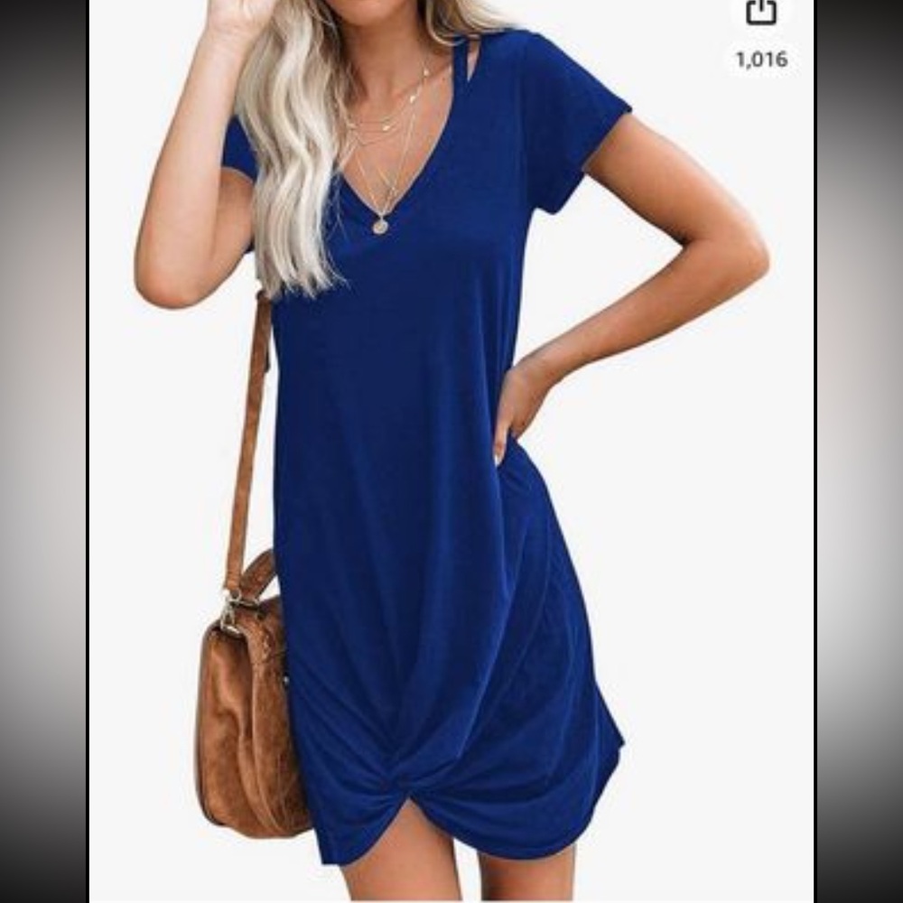 Women’s twist hem dress, Women’s Small